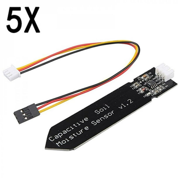 10pcs Capacitive Analog Soil Moisture Sensor 3.3~5.5V Corrosion Resistant 3 Pin